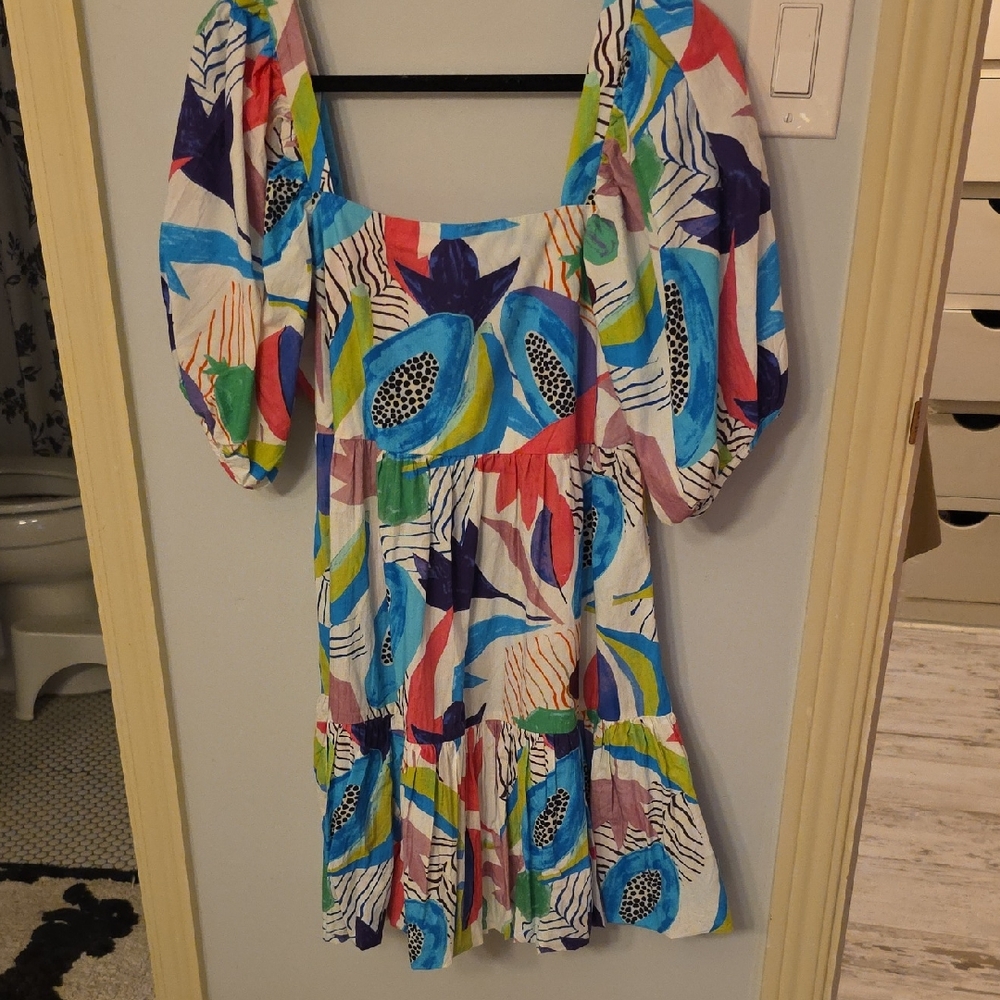Oliphant Multicolor Abstract Dress
